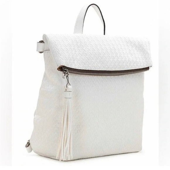 Patricia Nash Handbags - Patricia Nash Luzille Backpack Twisted Woven
Embossed in White - GUC